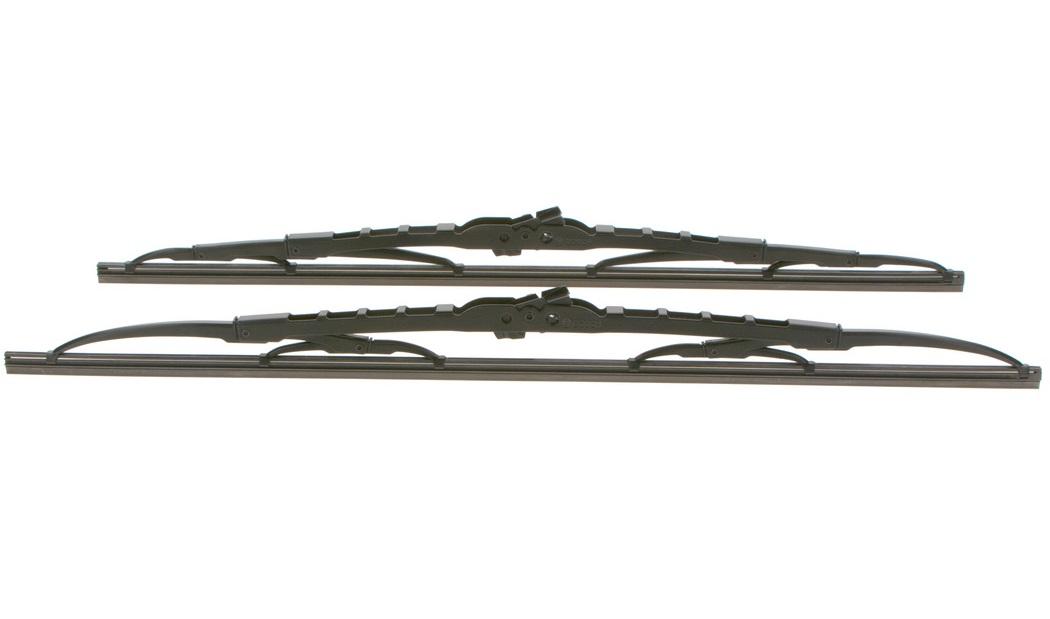 Set ștergătoare parbriz arcuite BOSCH Twin 502, 500/450 mm, fără spoiler, cod 3 397 118 563